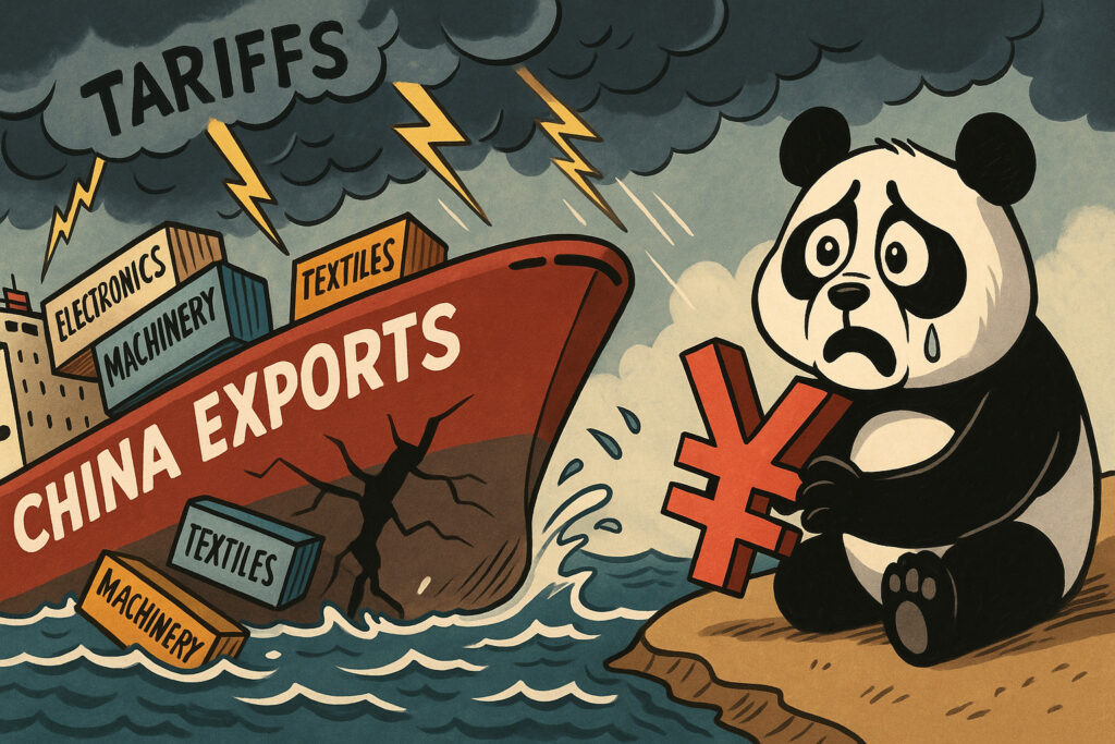 Chinese exports disappoint in march yuan under pressure​