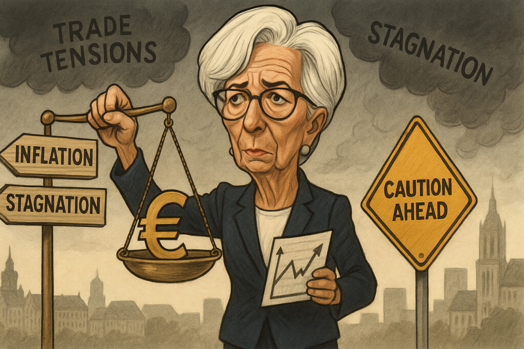 Ecb’s lagarde reaffirms caution amid eurozone stagflation worries
