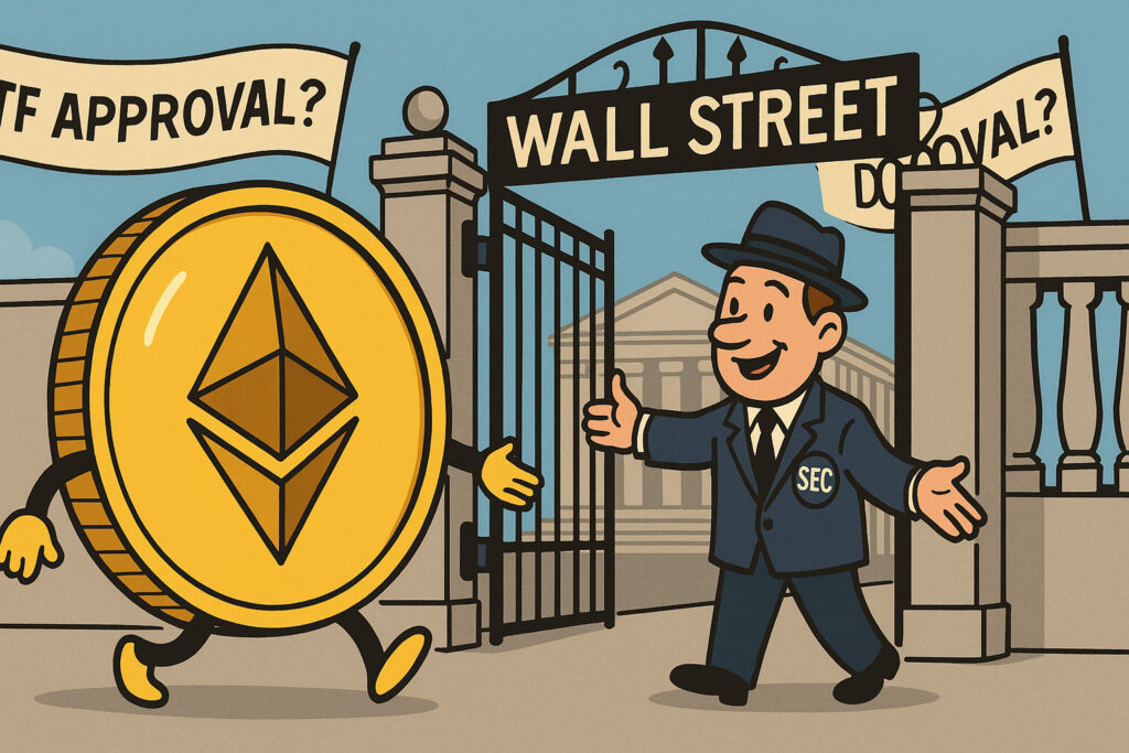 Ethereum etf buzz builds as sec signals soften