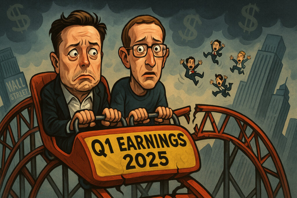 Stocks slip as tesla, meta earnings spark growth concerns