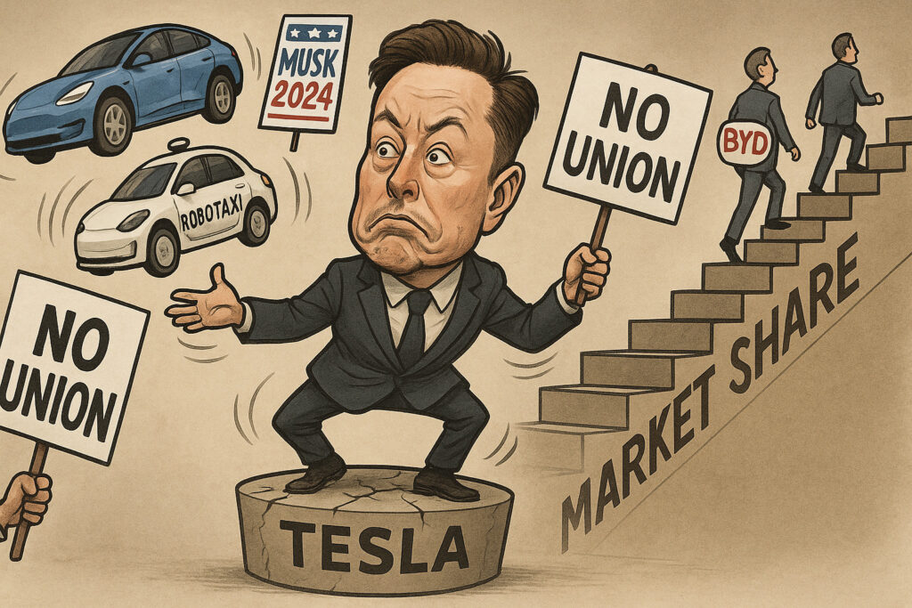 Tesla drops 7 after q1 deliveries miss expectations