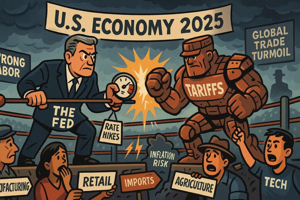 Battle between two giants fed vs tariffs
