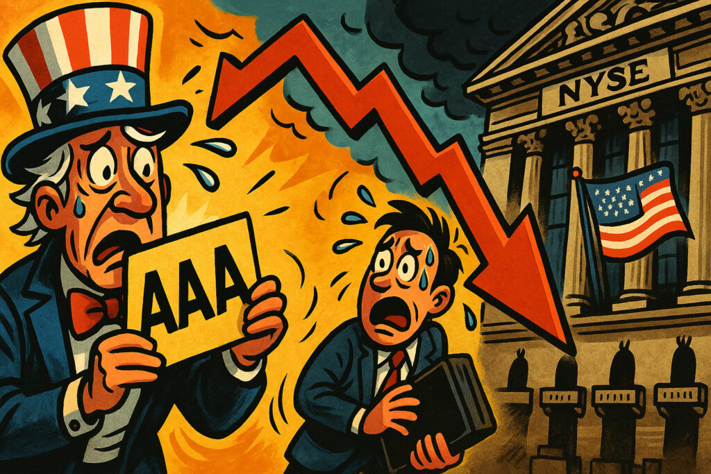 Moody's downgrades u.s. credit rating markets react with caution