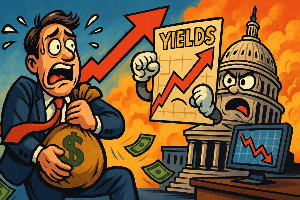 Treasury yields surge post downgrade investors rethink u.s. debt exposure