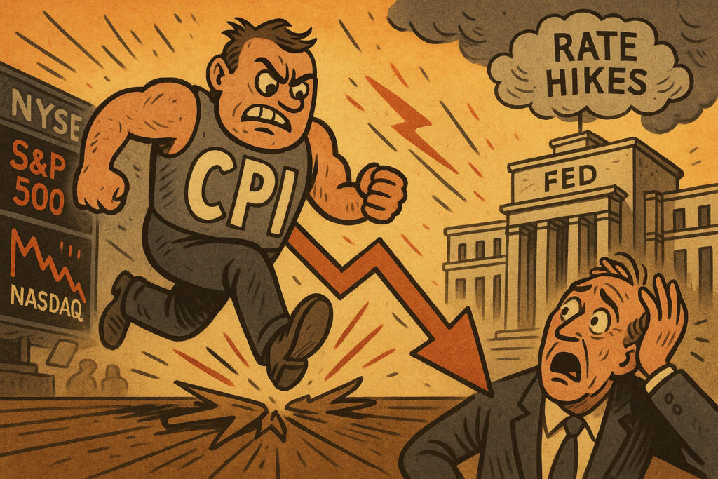 U.s. cpi surprise sparks market selloff fed rate path in question