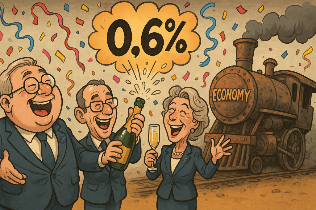Eurozone q1 gdp revised to 0.6 ecb tightening path under review
