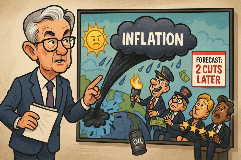 Fed holds rates, projects two cuts by year end rate window narrows