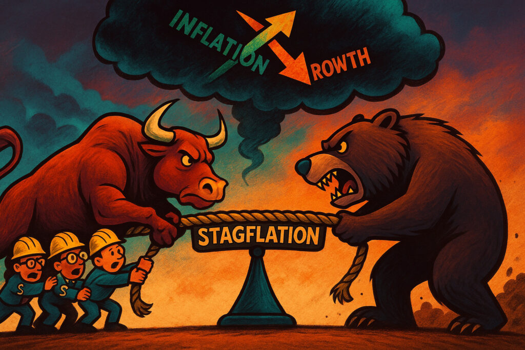 Markets edge higher as u.s. stagflation concerns clash with emerging equity resilience