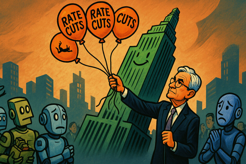 Markets soar on powell’s rate cut signal as tech shake up reshapes sentiment ahead of jackson hole