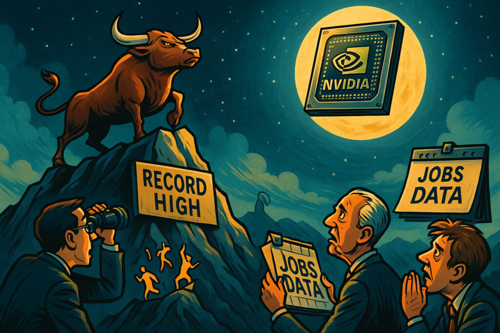 S&p 500 reaches new heights while nvidia and jobs report loom