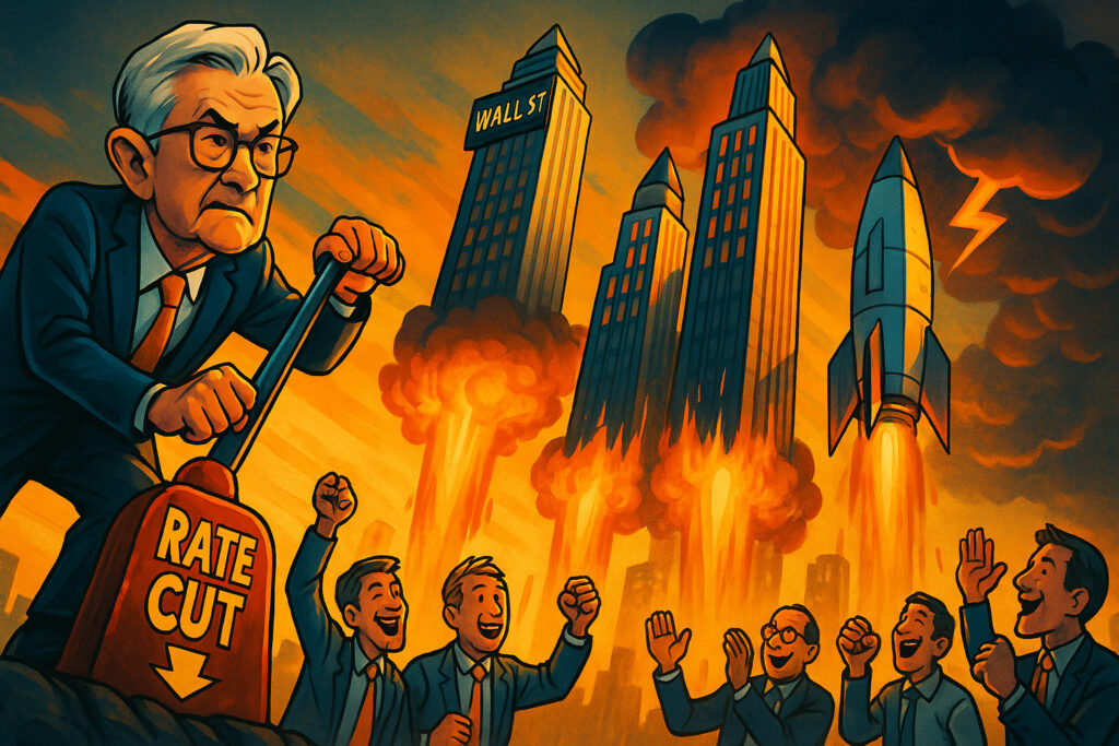 Fed cuts, records made — the day markets held their breath