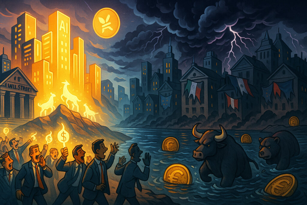 Shadows of politics clash with tech’s gleam — markets navigate the politicized tide